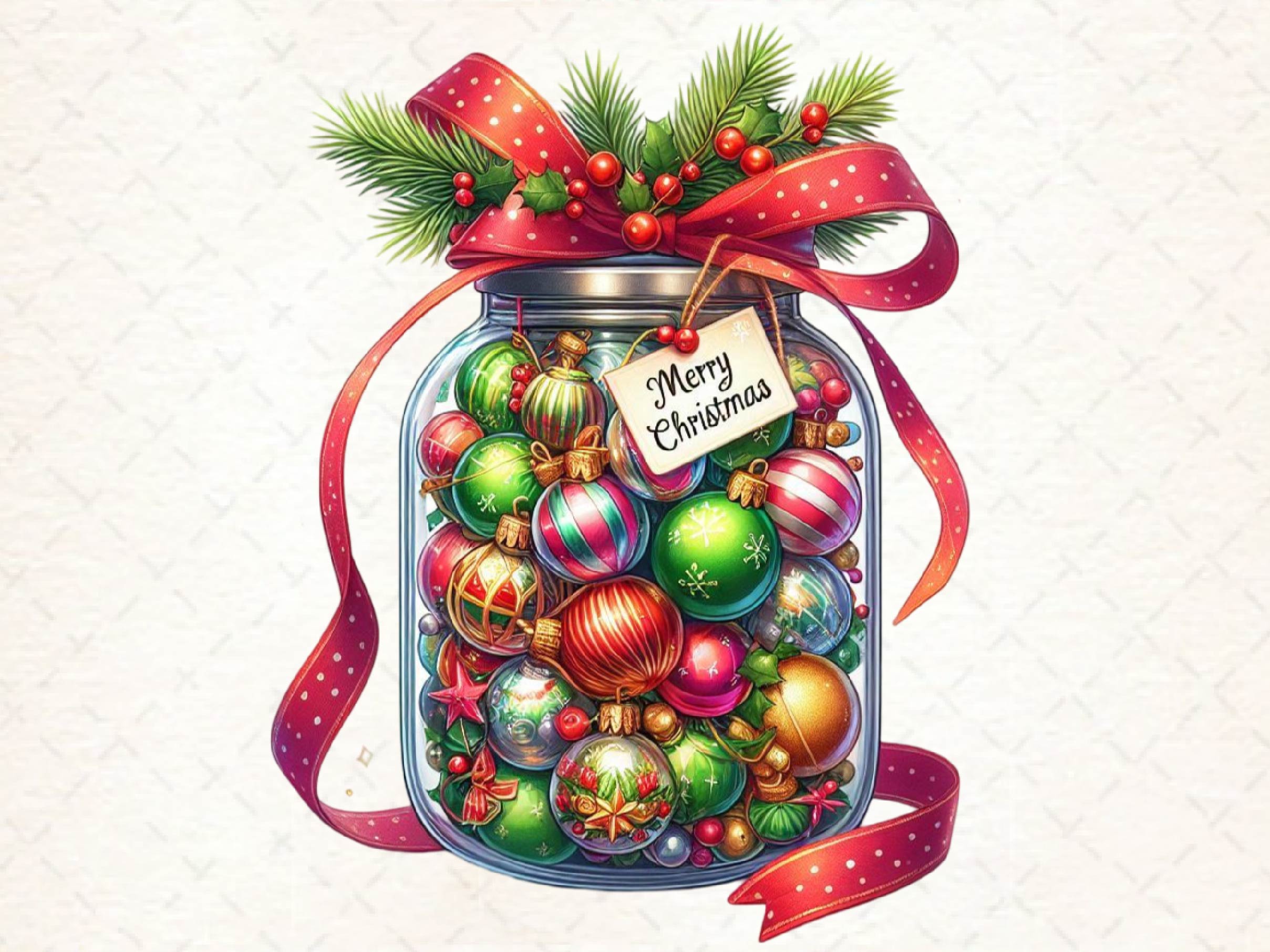 Christmas Cookie In Jar Clipart Bundle 2 - CraftNest - Digital Crafting and Art