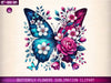 Butterfly Flowers Clipart Bundle 2