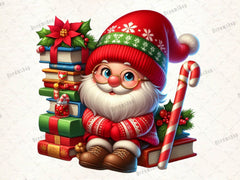 Christmas Gnomes Clipart Bundle - CraftNest - Digital Crafting and Art