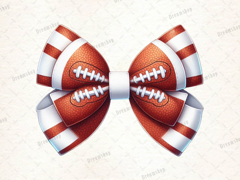 Football Coquette Bow Clipart Bundle - CraftNest - Digital Crafting and Art