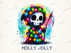 Christmas Grim Reaper Holly Jolly Clipart Bundle