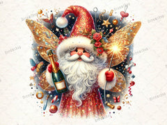 New Year Gnomes Clipart Bundle 1 - CraftNest - Digital Crafting and Art