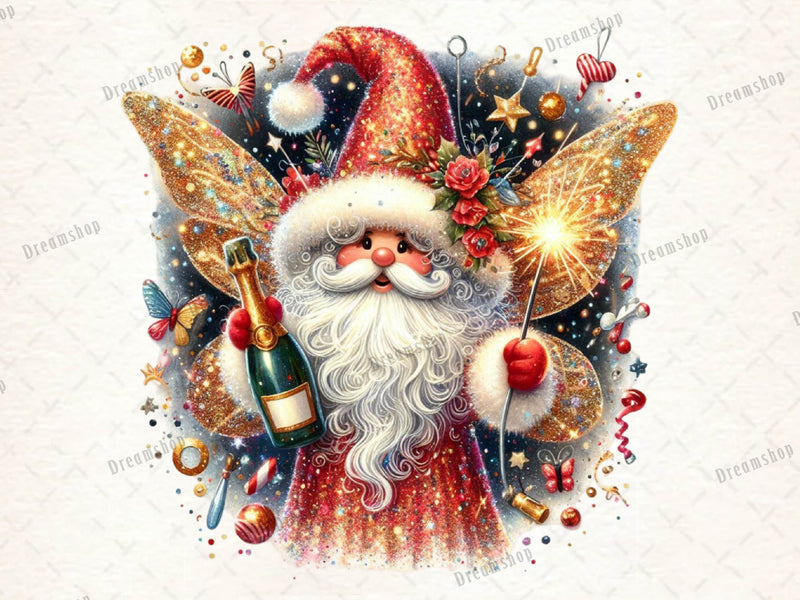 New Year Gnomes Clipart Bundle 1 - CraftNest - Digital Crafting and Art