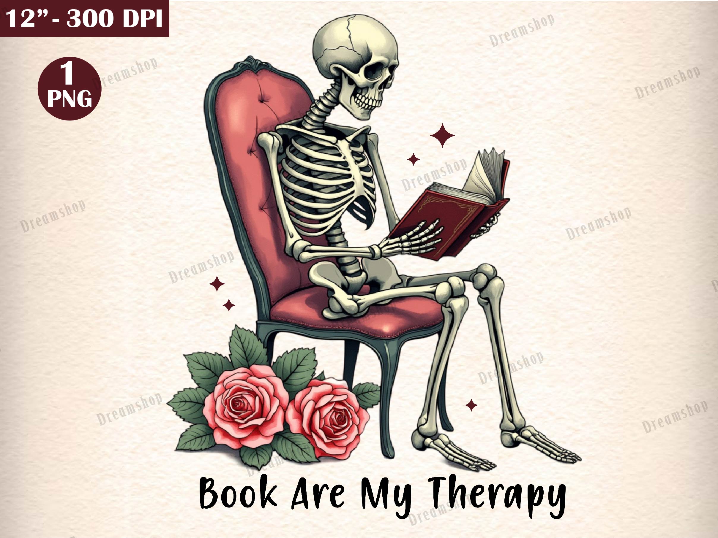 Book Are My Therapy Funny Book Lover Clipart Bundle - CraftNest - Digital Crafting and Art