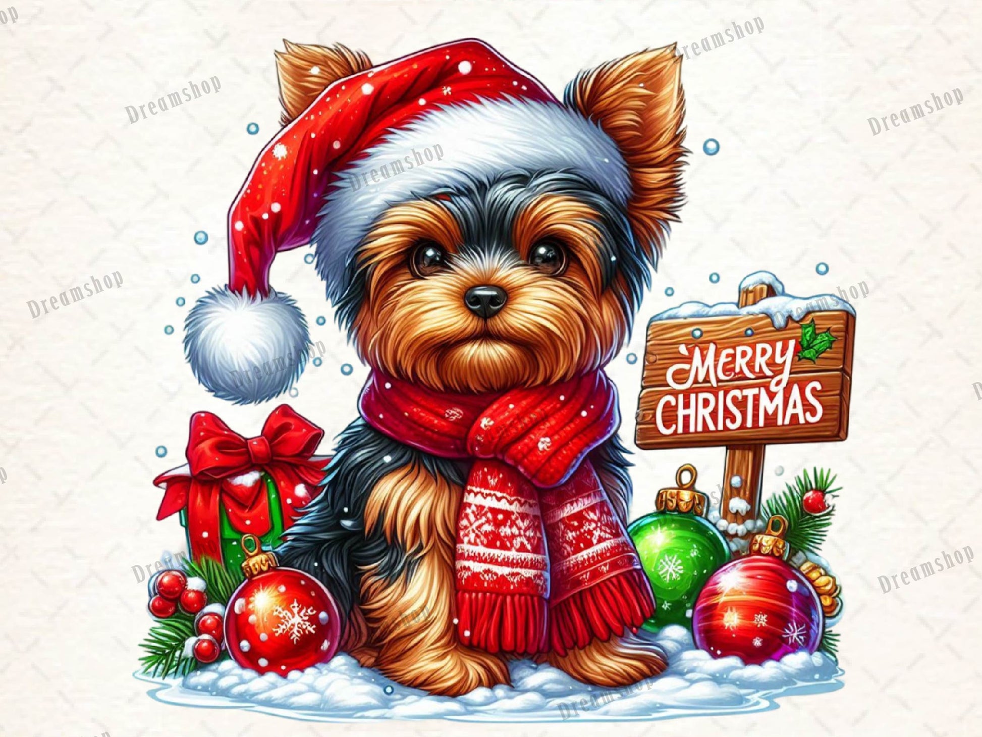 Christmas Puppy Dog Clipart Bundle - CraftNest - Digital Crafting and Art