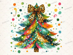Coquette Christmas Tree Clipart Bundle 1 - CraftNest - Digital Crafting and Art