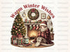 Vintage Christmas Winter Clipart Bundle