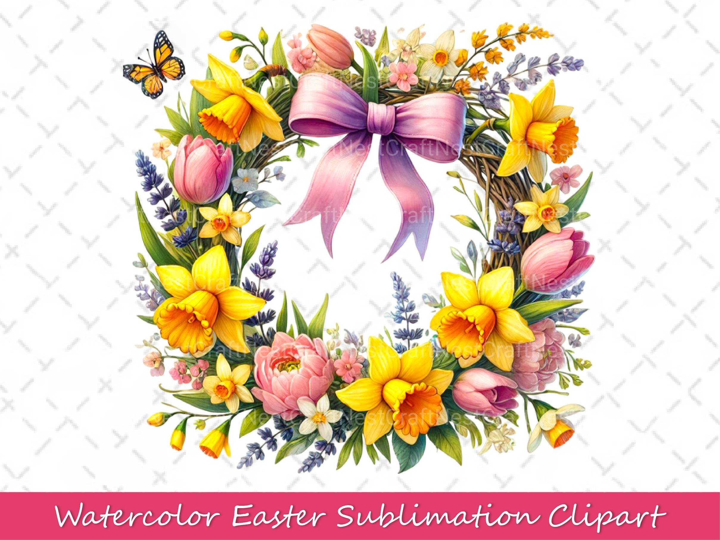 Easter Sublimation Clipart 2 - CraftNest - Digital Crafting and Art