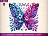 Butterfly Flowers Clipart Bundle 25