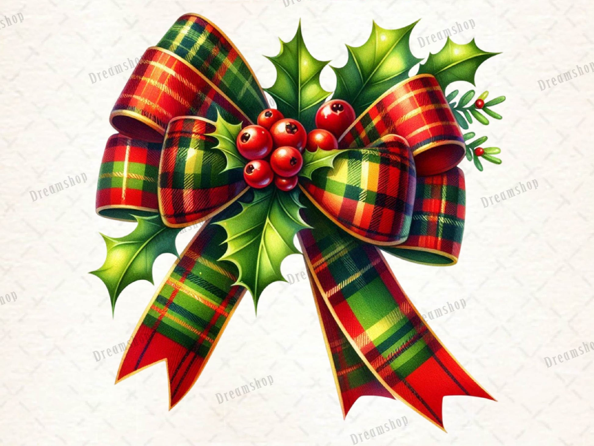 Christmas Coquette Bow Ribbon Girly Clipart Bundle 1 - CraftNest - Digital Crafting and Art