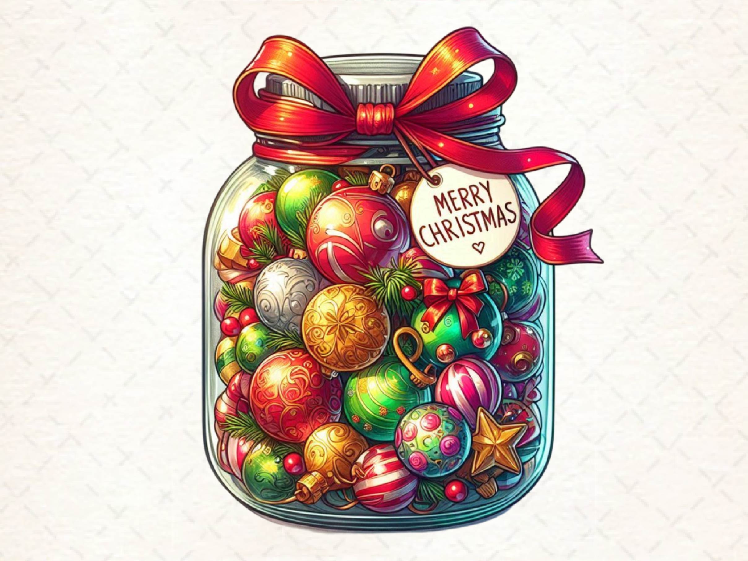 Christmas Cookie In Jar Clipart Bundle - CraftNest - Digital Crafting and Art