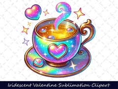 Iridescent Valentine Clipart Bundle 9 - CraftNest - Digital Crafting and Art