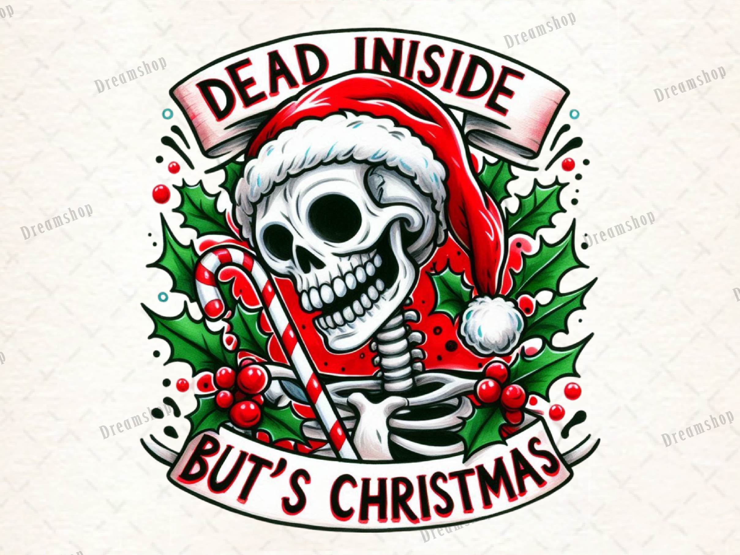 Dead Inside But It's Christmas Clipart Bundle 2 - CraftNest - Digital Crafting and Art