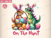 Dinosaur T Rex Easter Dinosaur T Rex Clipart Bundle