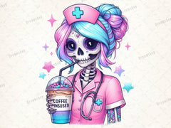 Coffee Nurse Repeat Clipart Bundle - CraftNest - Digital Crafting and Art