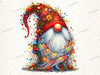 Christmas Gnome Light Clipart Bundle 1