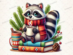 Woodland Christmas Animal Clipart Bundle - CraftNest - Digital Crafting and Art