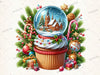 Christmas Cupcake Clipart Bundle 1