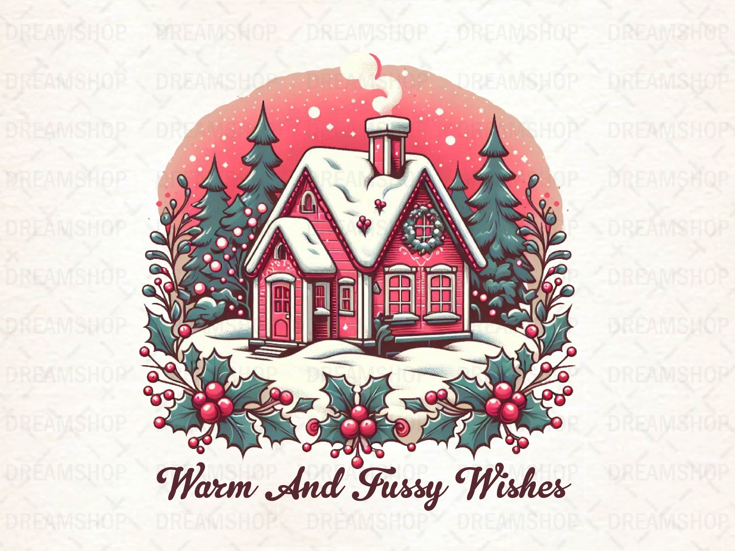 Warm And Fuzzy Wishes Merry Christmas Clipart Bundle - CraftNest - Digital Crafting and Art