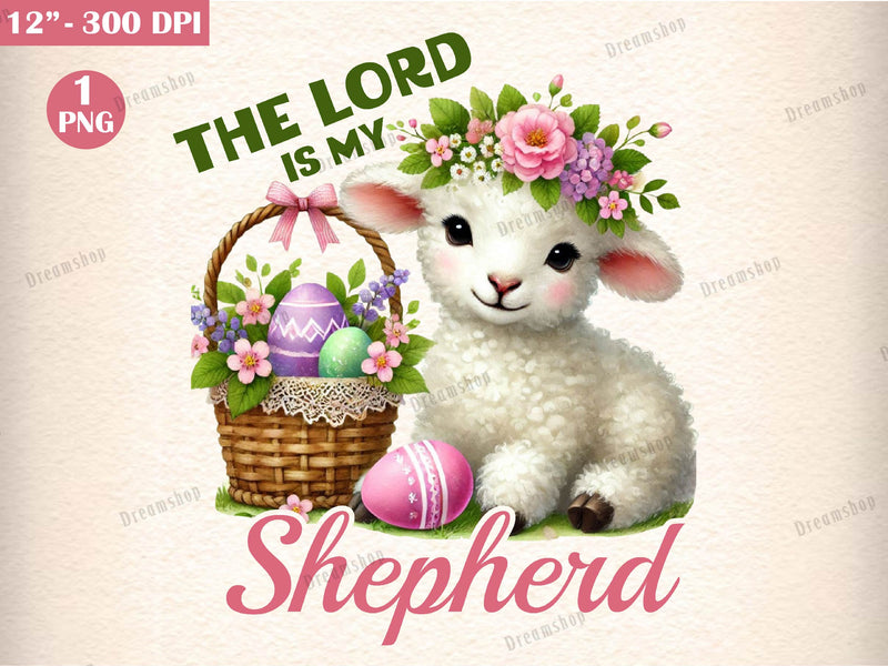 The Lord Is My Shepherd Easter Jesus Clipart Bundle - CraftNest - Digital Crafting and Art