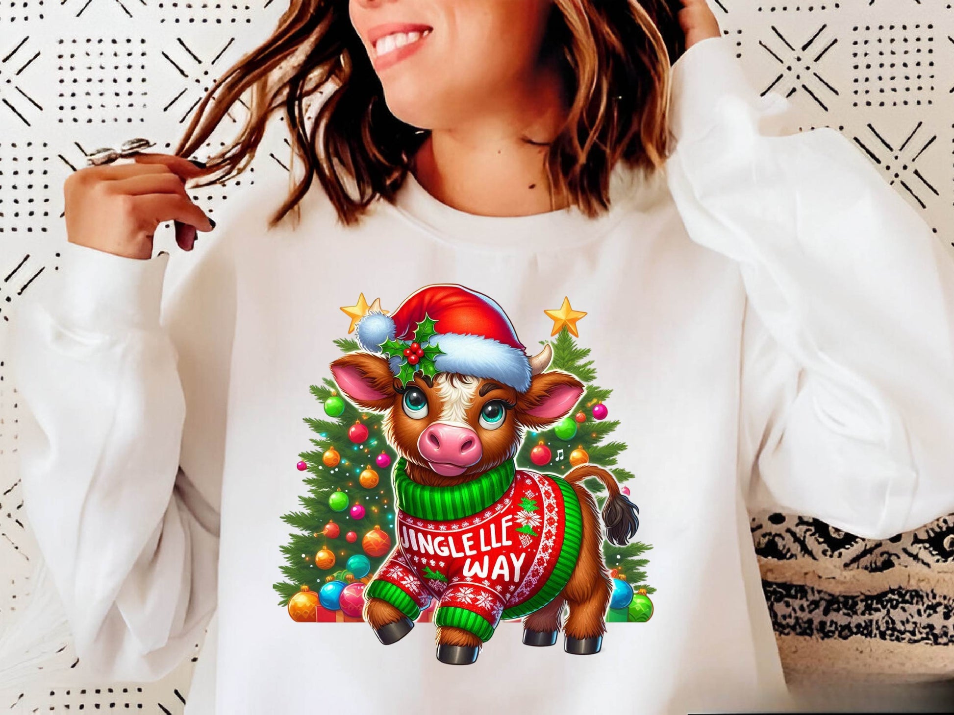 Christmas Highland Cow Clipart Bundle 5 - CraftNest - Digital Crafting and Art