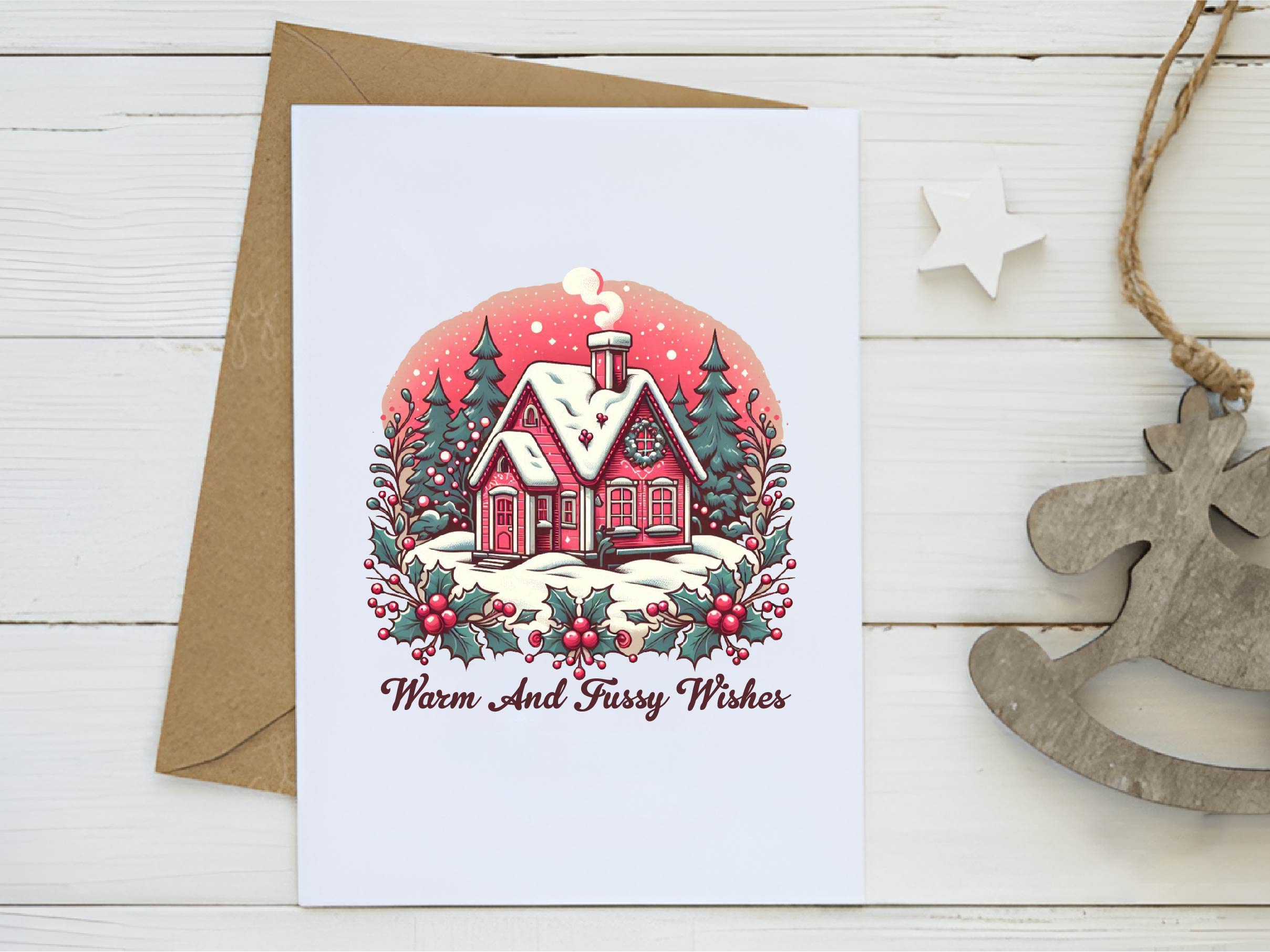 Warm And Fuzzy Wishes Merry Christmas Clipart Bundle - CraftNest - Digital Crafting and Art