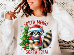 Raccoon Christmas Sorta Merry Clipart Bundle - CraftNest - Digital Crafting and Art