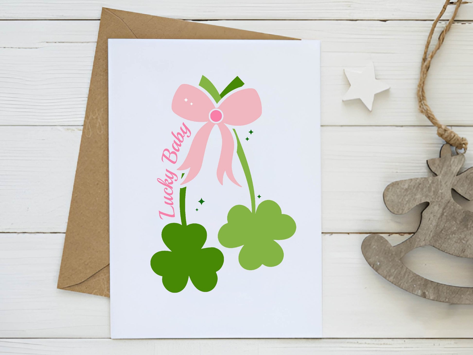 St Patricks Day Clovers Lucky Babe Clipart Bundle - CraftNest - Digital Crafting and Art