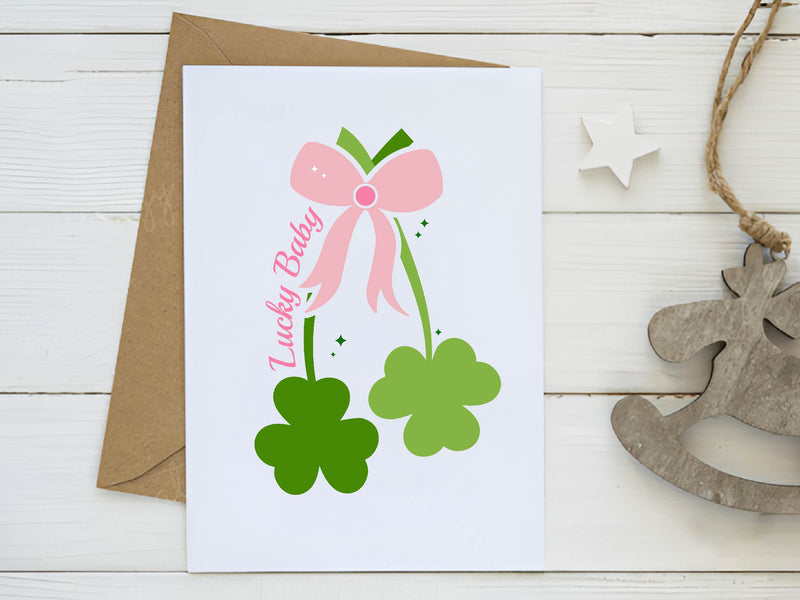 St Patricks Day Clovers Lucky Babe Clipart Bundle - CraftNest - Digital Crafting and Art