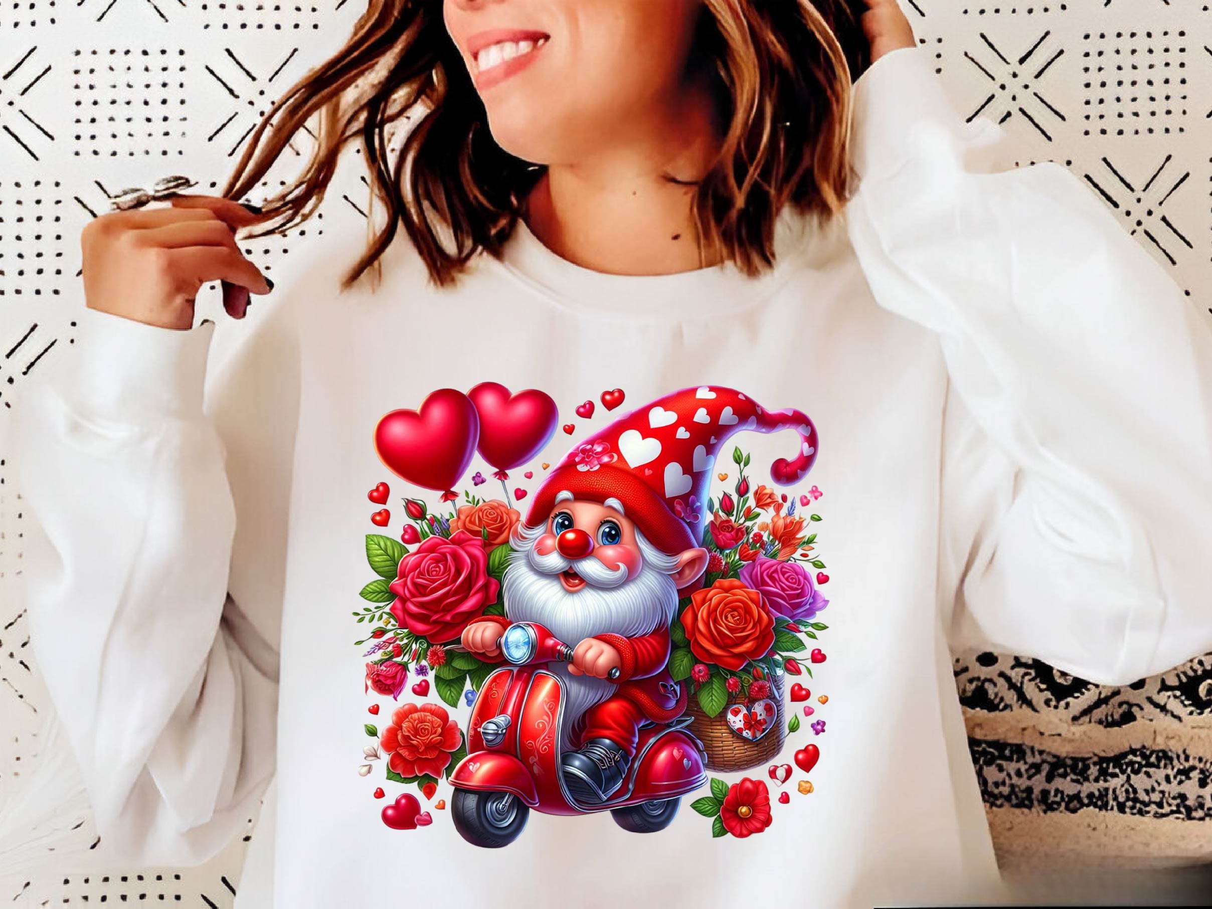 Rose Valentines Gnomes Clipart Bundle - CraftNest - Digital Crafting and Art