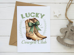 St Patricks Day Lucky Cowgirl Coquette Clipart Bundle - CraftNest - Digital Crafting and Art