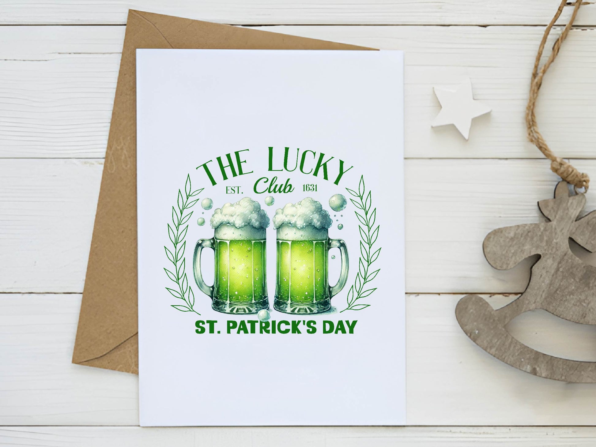 St Patricks Day Vintage Lucky Club Clipart Bundle - CraftNest - Digital Crafting and Art