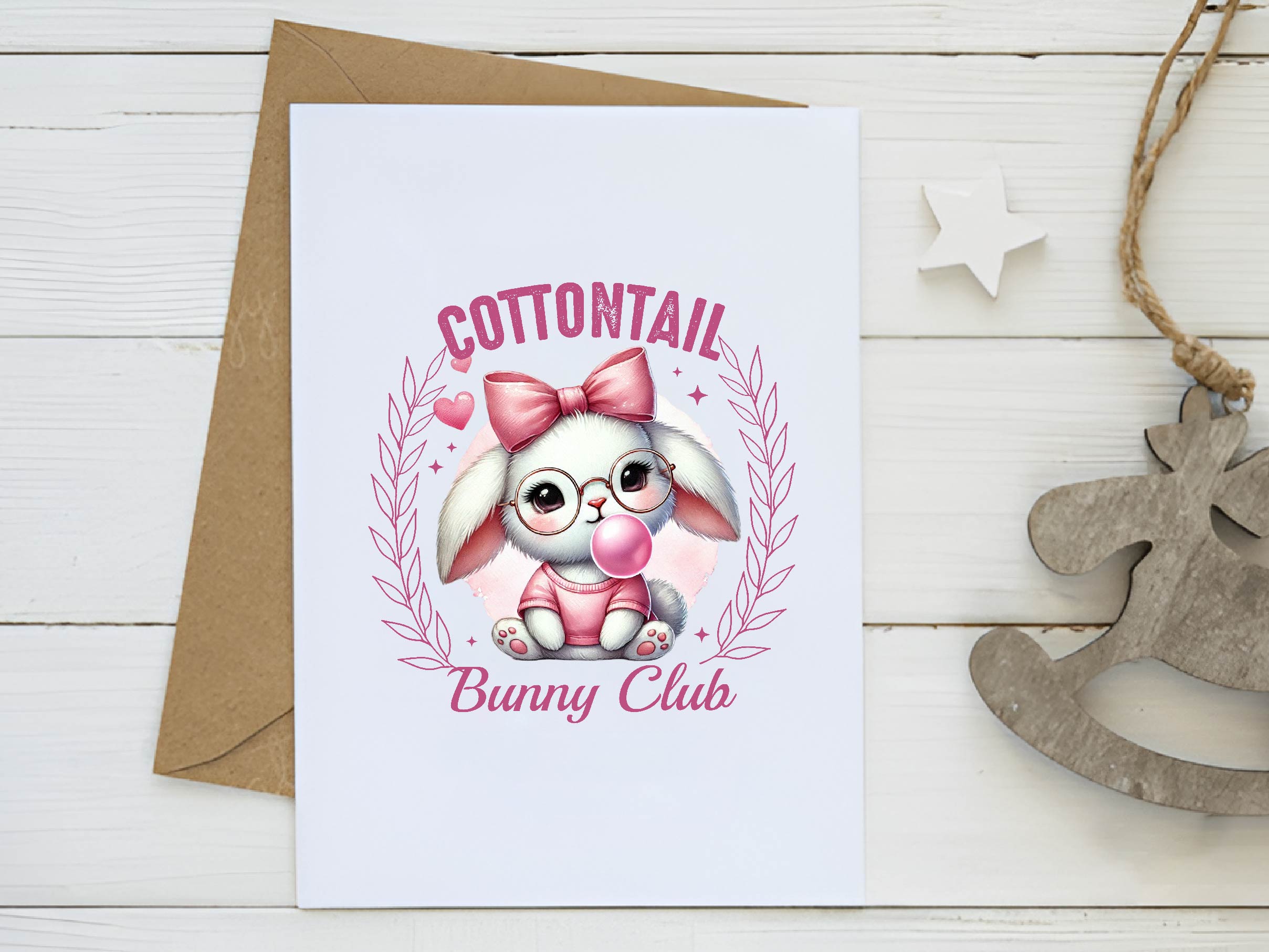 Cottontail Vintage Easter Pink Bow Clipart Bundle - CraftNest - Digital Crafting and Art