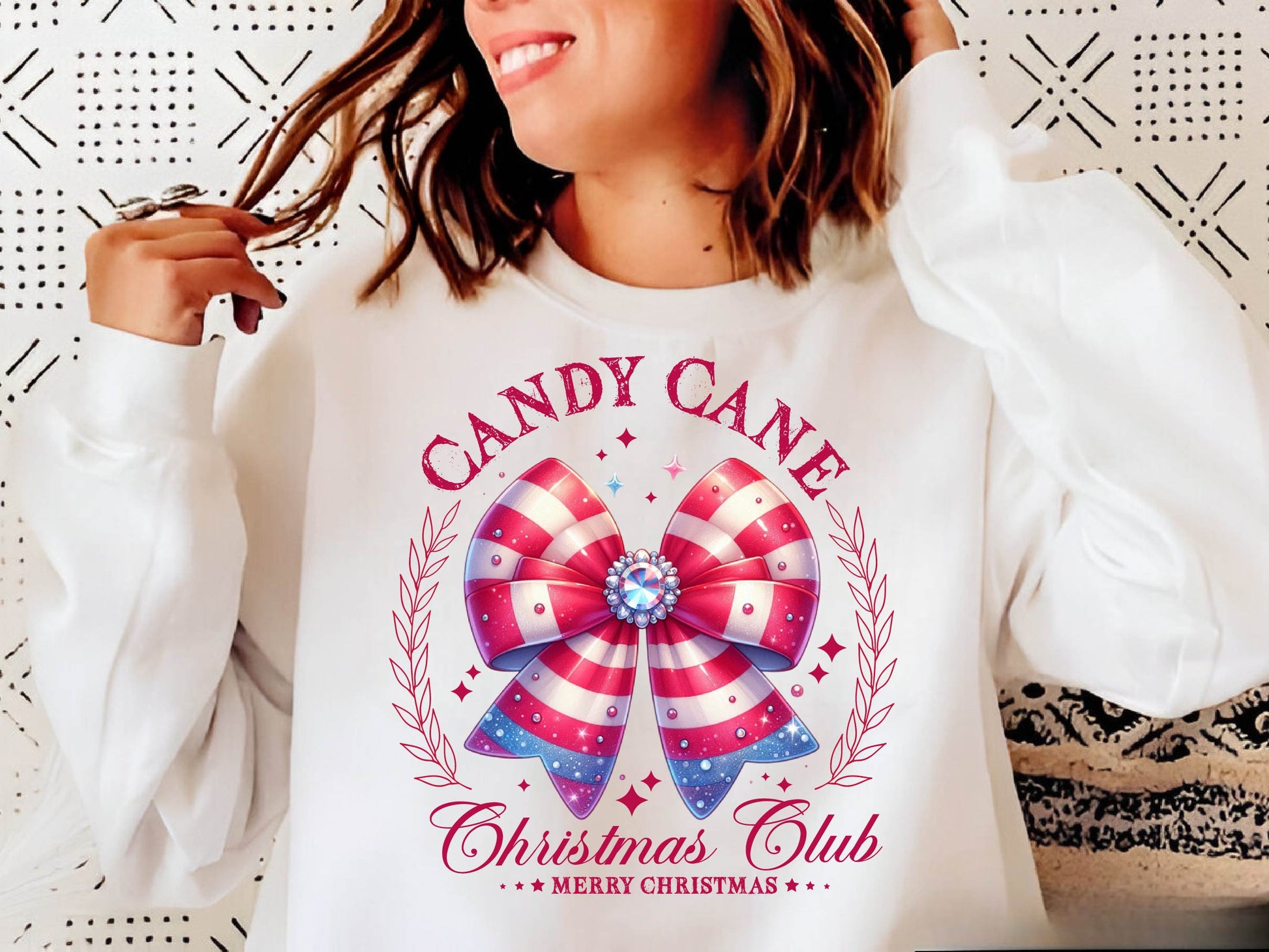 Candy Cane Christmas Club Retro Clipart Bundle - CraftNest - Digital Crafting and Art