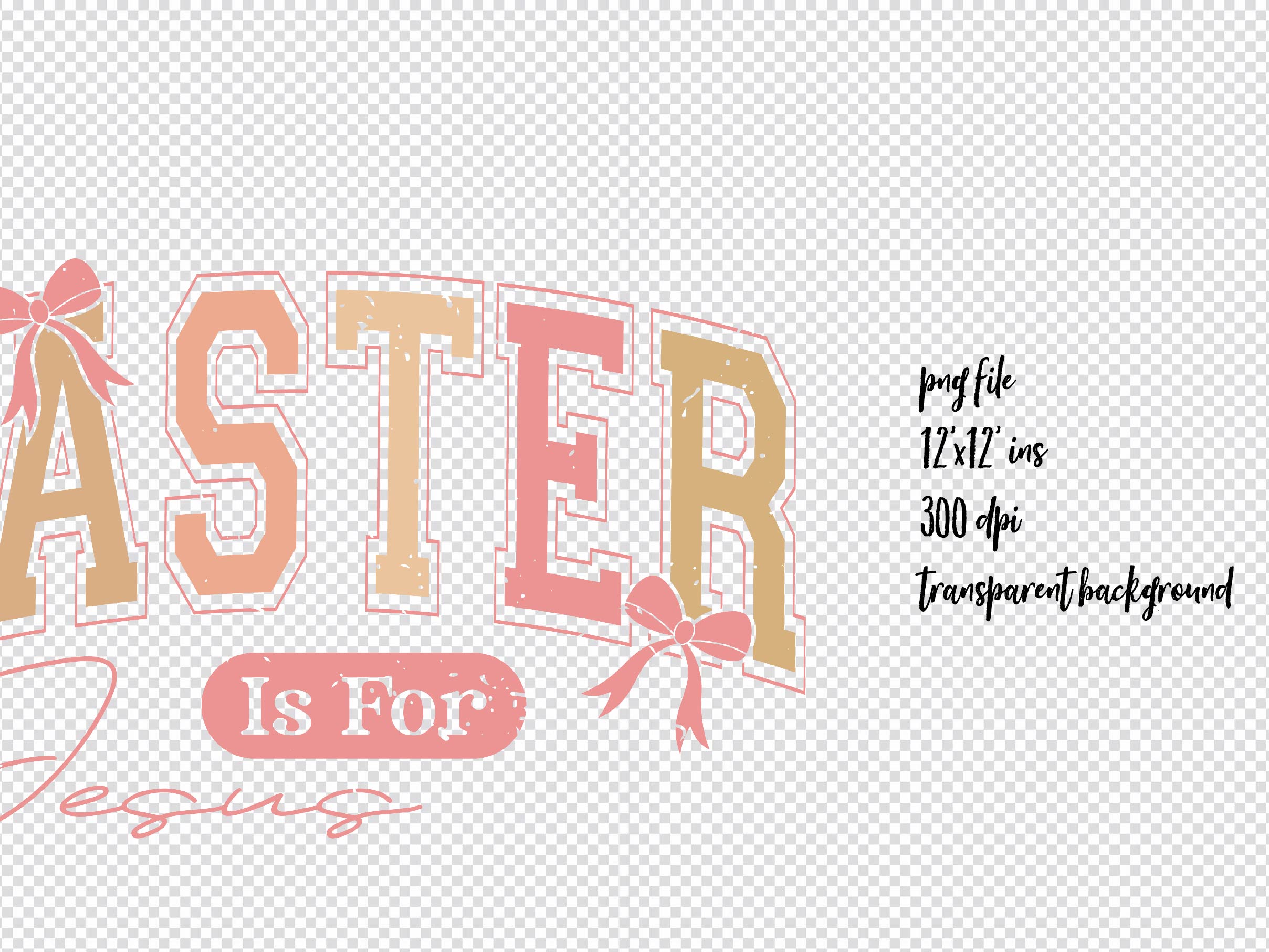 Retro Easter Is For Jesus Christian Clipart Bundle - CraftNest - Digital Crafting and Art