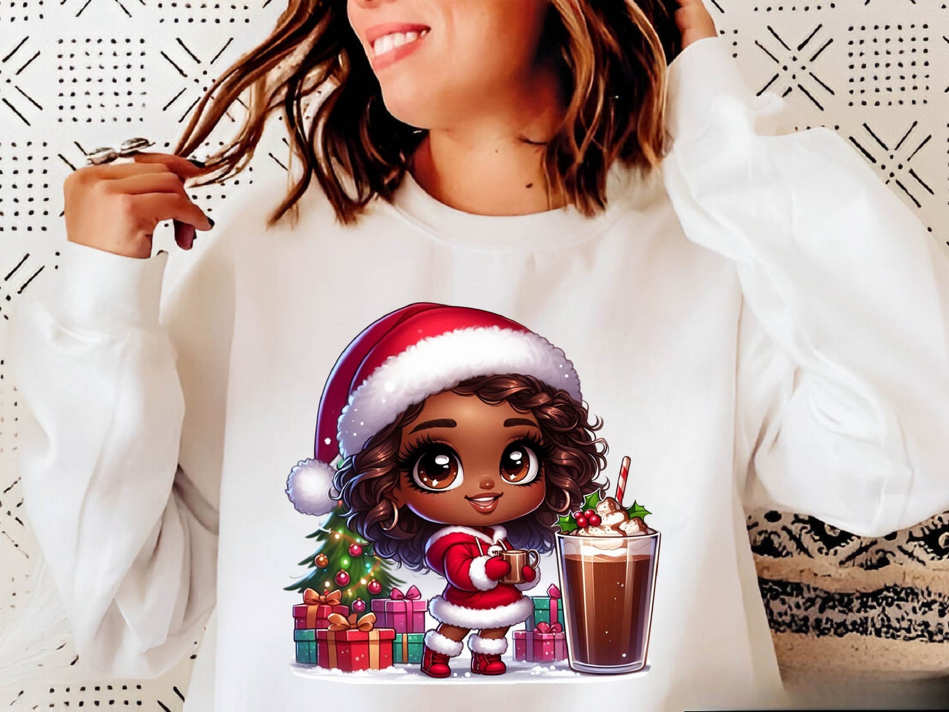 Christmas Christmas Black Girl Clipart Bundle - CraftNest - Digital Crafting and Art