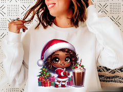 Christmas Christmas Black Girl Clipart Bundle - CraftNest - Digital Crafting and Art