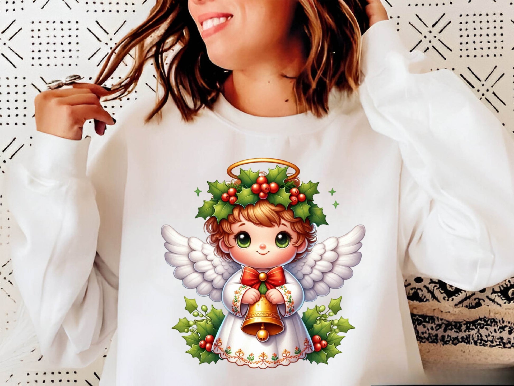 Christmas Cute Little Angel Clipart Bundle 1 - CraftNest - Digital Crafting and Art