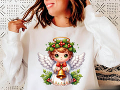 Christmas Cute Little Angel Clipart Bundle 1 - CraftNest - Digital Crafting and Art