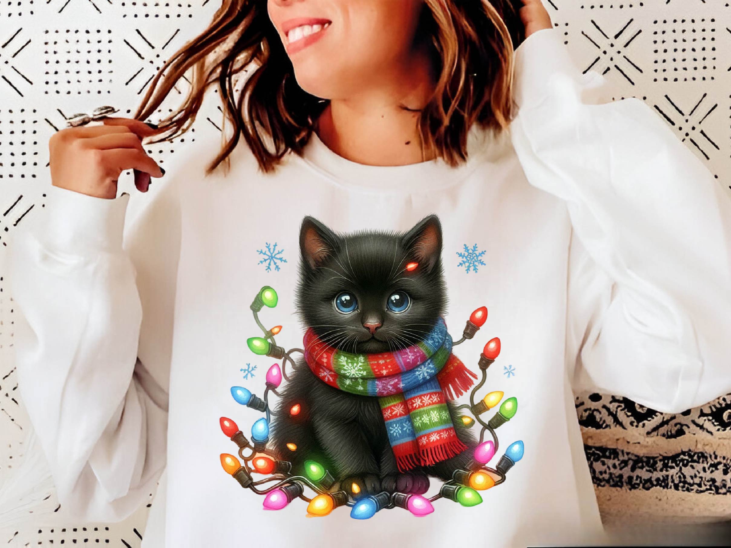 Christmas Black Cat Clipart Bundle 1 - CraftNest - Digital Crafting and Art