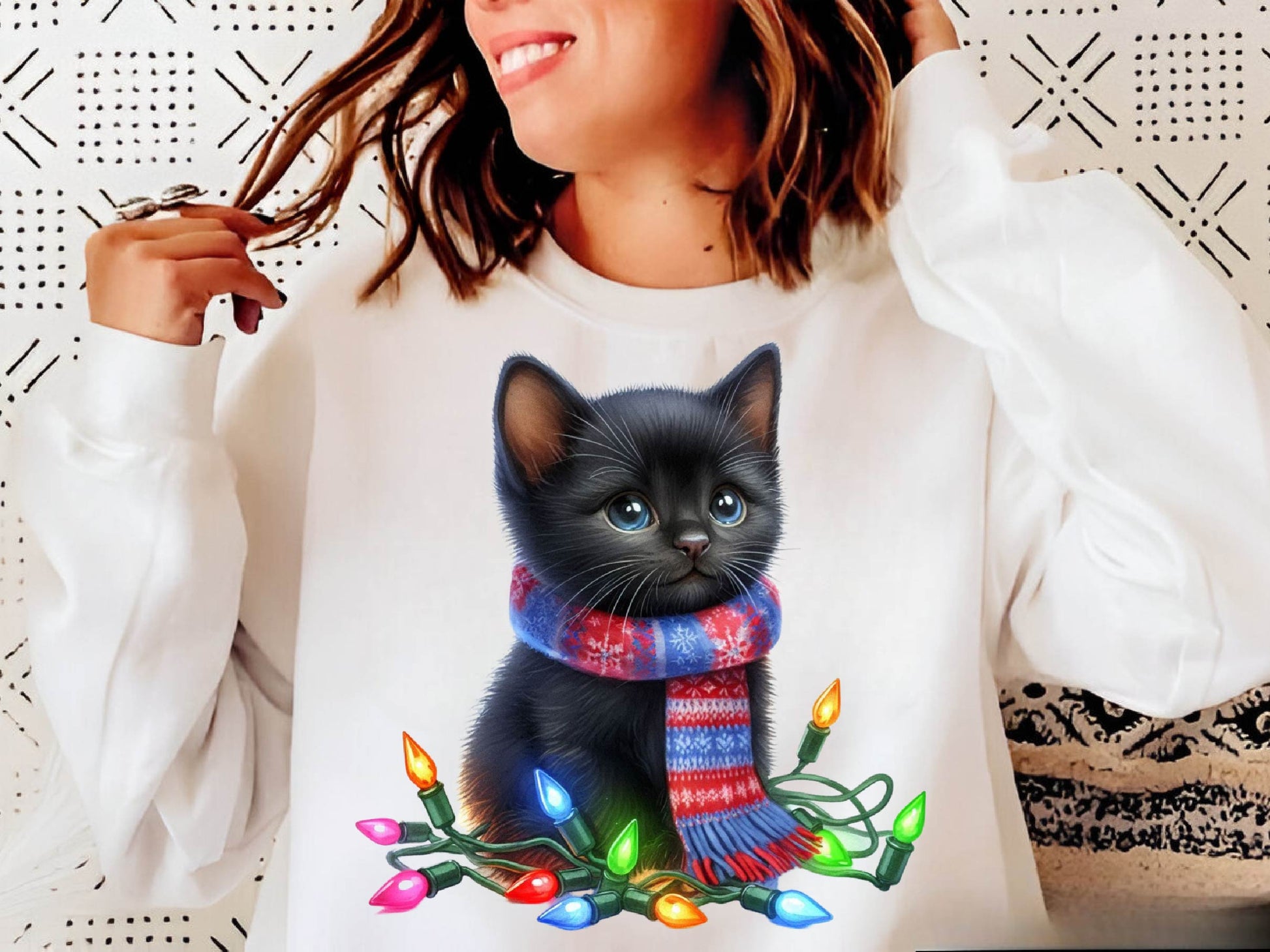 Christmas Black Cat Clipart Bundle - CraftNest - Digital Crafting and Art