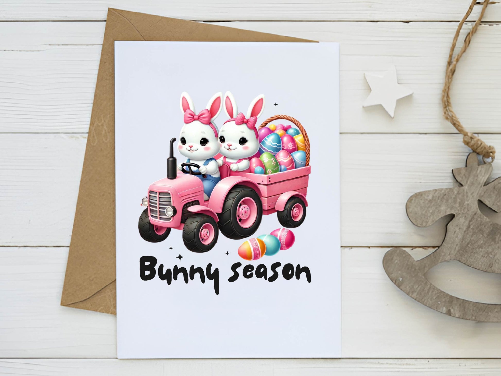 Easter Tractor Farm Tractor Clipart Bundle - CraftNest - Digital Crafting and Art