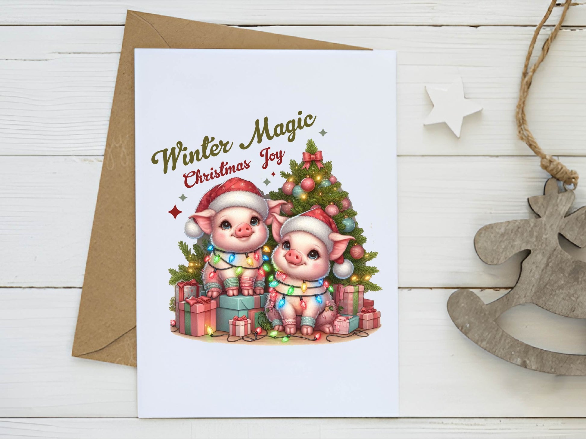 Winter Magic Christmas Joy Merry Clipart Bundle - CraftNest - Digital Crafting and Art