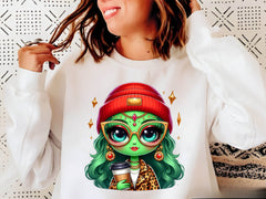 Christmas Girl Cute Boujee Clipart Bundle 1 - CraftNest - Digital Crafting and Art