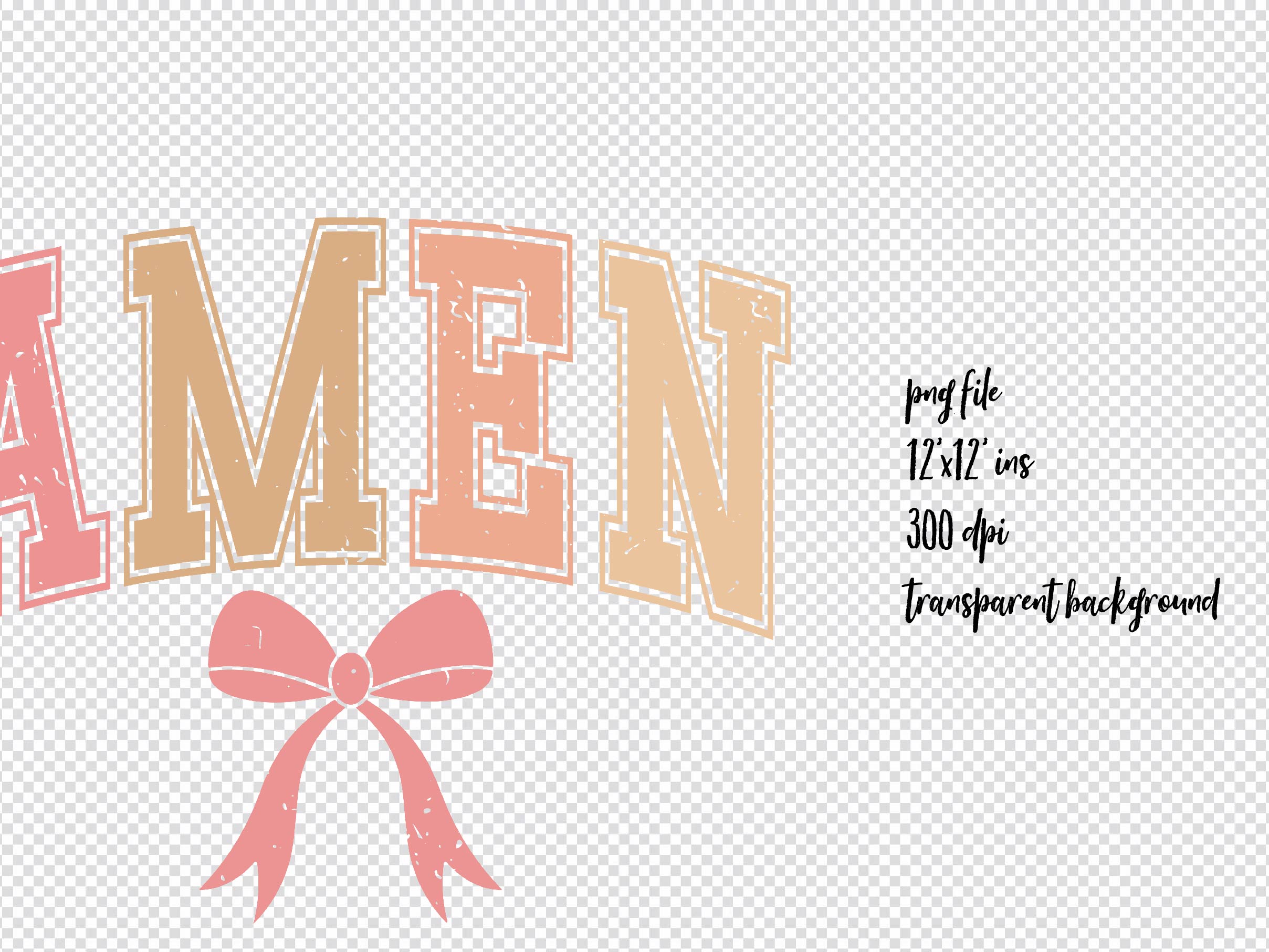 Easter Christian Amen Coquette Clipart Bundle - CraftNest - Digital Crafting and Art