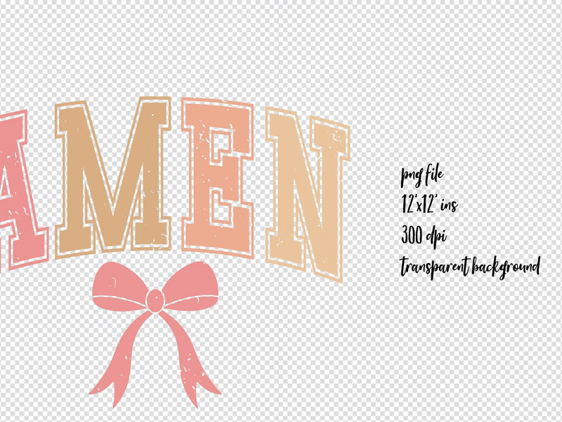 Easter Christian Amen Coquette Clipart Bundle - CraftNest - Digital Crafting and Art