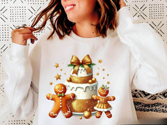 Cute Christmas Cake And Gingerbread Clipart Bundle - CraftNest - Digital Crafting and Art