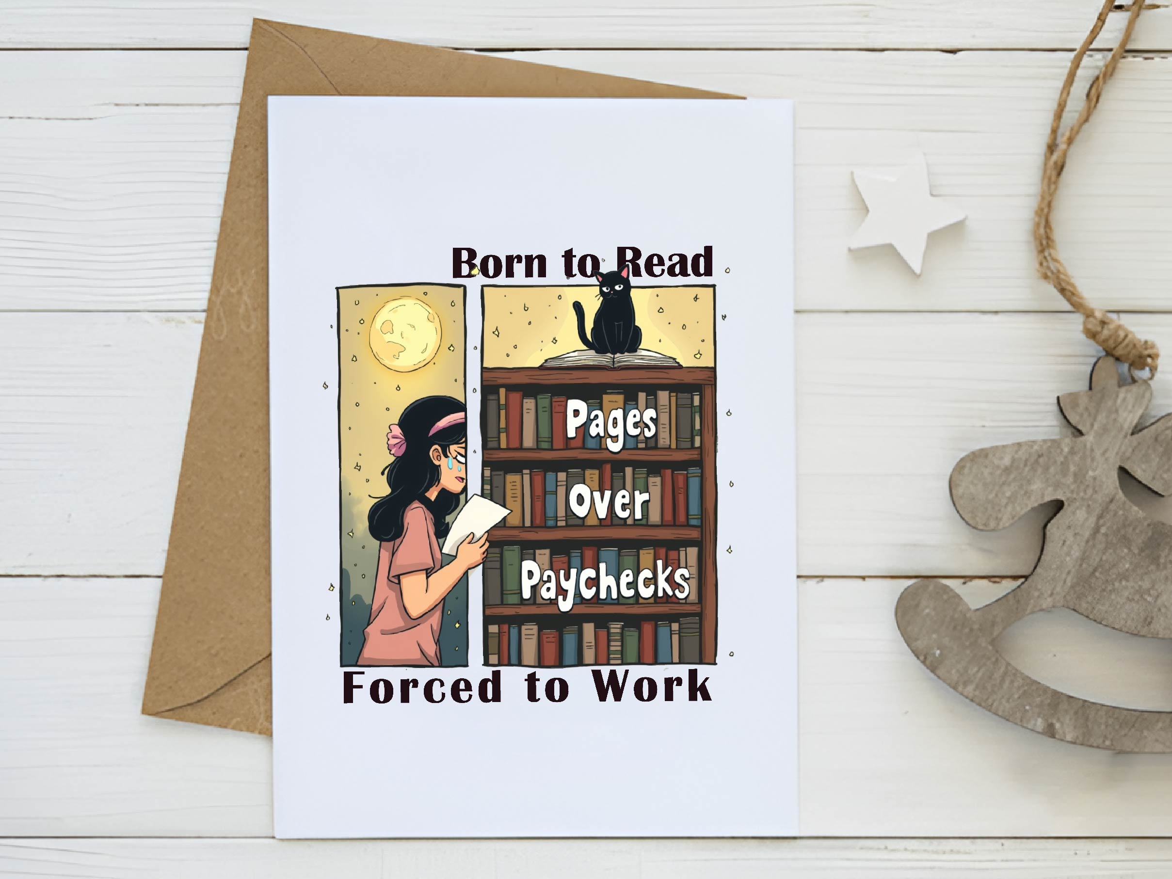 Born To Read Forced To Work Clipart Bundle - CraftNest - Digital Crafting and Art