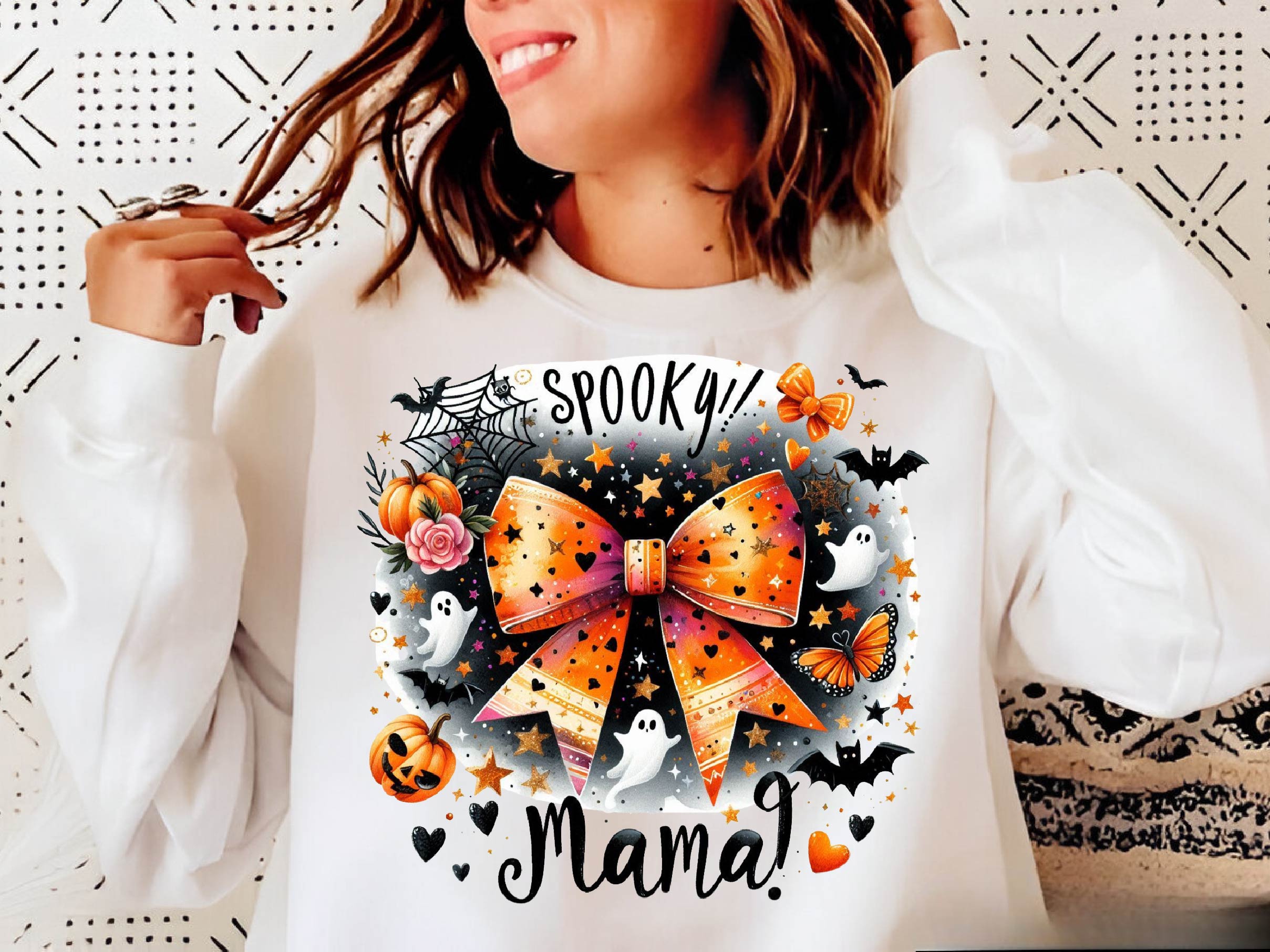Spooky Mama Bow Halloween Clipart Bundle - CraftNest - Digital Crafting and Art