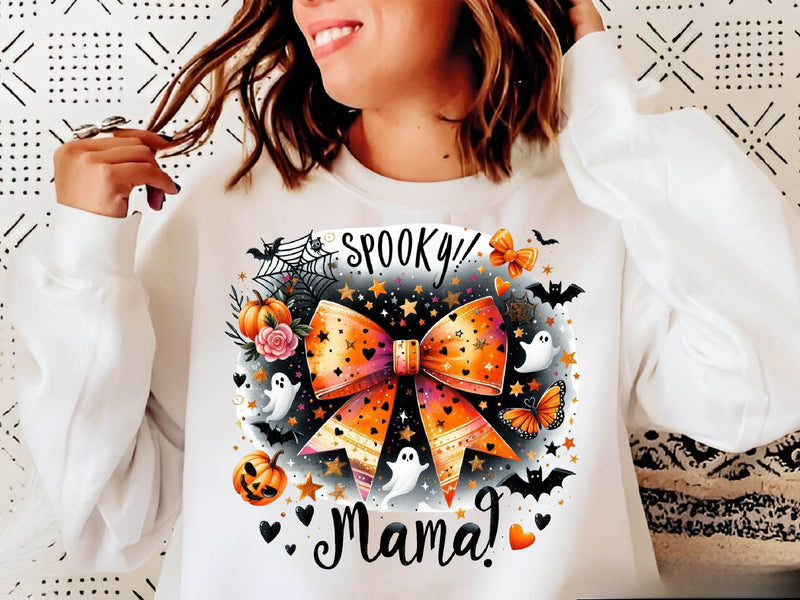 Spooky Mama Bow Halloween Clipart Bundle - CraftNest - Digital Crafting and Art
